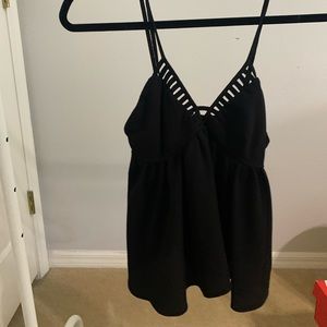 Black Strappy Tank top